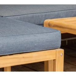 Acamp Loungegruppe Malaga Teak-Schwarz FSC® -Vitavia Verkäufe 4013556574556 4925 05