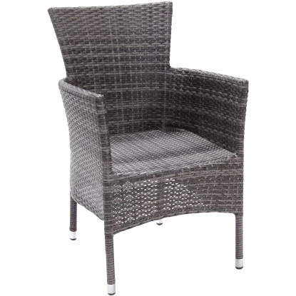 Acamp Set 4x Stapelsessel Cesar 58 Cm X 59 Cm X 84 Cm Taupe 4 Acamp Set 4x Stapelsessel Cesar 58 Cm X 59 Cm X 84 Cm Taupe – Bild 4