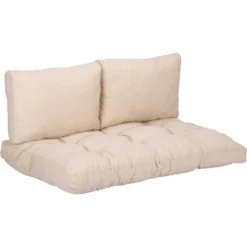 Beo Loungekissen-Set 1x 120 Cm X 80 Cm 2x 60 Cm X 40 Cm Natur