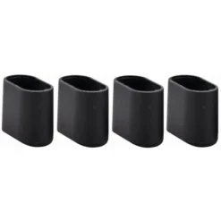 Siena Garden Fußkappen-Set Schwarz 40 Mm X 20 Mm