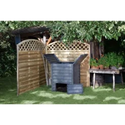 Garantia Komposter Thermo-Wood 400 L Anthrazit-Braun -Vitavia Verkäufe 4023122265689 1992 06