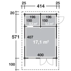 Wolff Finnhaus Ferienhaus Göteborg 70-B Klassik B X T: 414 Cm X 571 Cm 23 Wolff Finnhaus Ferienhaus Göteborg 70-B Klassik B X T: 414 Cm X 571 Cm -Vitavia Verkäufe 4038868001613 4276 3