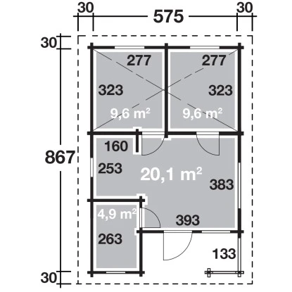 Wolff Finnhaus Ferienhaus Spessart 92-D M. Schlafboden B X T: 577 Cm X 869 Cm 11 Wolff Finnhaus Ferienhaus Spessart 92-D M. Schlafboden B X T: 577 Cm X 869 Cm – Bild 11