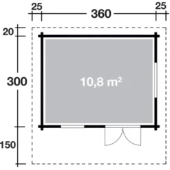 Wolff FinnhausHolz-Gartenhaus Nordkap 70-A B X T: 360 Cm X 300 Cm 25 Wolff FinnhausHolz-Gartenhaus Nordkap 70-A B X T: 360 Cm X 300 Cm -Vitavia Verkäufe 4038868018666 4276 3