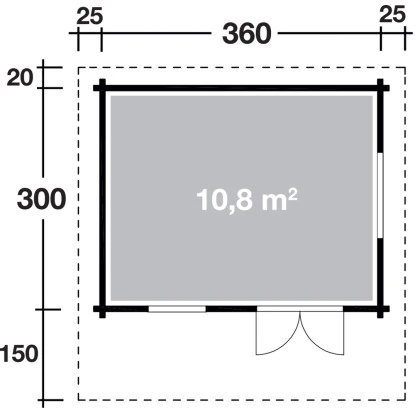 Wolff FinnhausHolz-Gartenhaus Nordkap 70-A B X T: 360 Cm X 300 Cm 13 Wolff FinnhausHolz-Gartenhaus Nordkap 70-A B X T: 360 Cm X 300 Cm – Bild 13