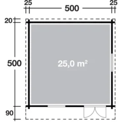 Wolff Finnhaus Holz-Gartenhaus Nordkap 70-F B X T: 500 Cm X 500 Cm 23 Wolff Finnhaus Holz-Gartenhaus Nordkap 70-F B X T: 500 Cm X 500 Cm -Vitavia Verkäufe 4038868019199 4276 3