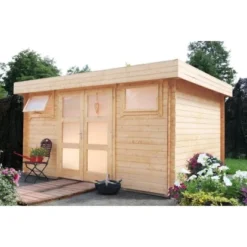 Wolff Finnhaus Holz-Gartenhaus Metz C B X T: 400 Cm X 300 Cm