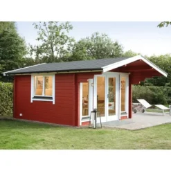 Wolff Finnhaus Holz-Gartenhaus Hammerfest 70-A B X T: 360 Cm X 300 Cm