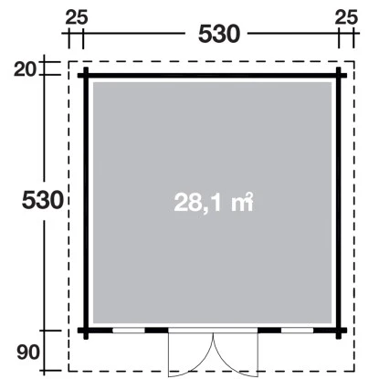 Wolff Finnhaus Holz-Gartenhaus Hammerfest 70-G B X T: 530 Cm X 530 Cm 12 Wolff Finnhaus Holz-Gartenhaus Hammerfest 70-G B X T: 530 Cm X 530 Cm – Bild 12