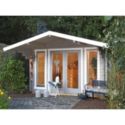 Wolff Finnhaus Holz-Gartenhaus Hammerfest 70-G B X T: 530 Cm X 530 Cm