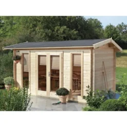 Wolff Finnhaus Holz-Gartenhaus Helgoland 28-A B X T: 410 Cm X 240 Cm