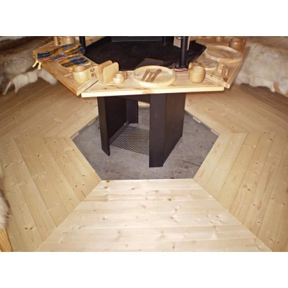 Wolff Finnhaus Grillkota De Luxe 9 Mit Anbau B X T: 426 Cm X 574 Cm 11 Wolff Finnhaus Grillkota De Luxe 9 Mit Anbau B X T: 426 Cm X 574 Cm – Bild 11