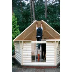 Wolff Finnhaus Grillkota 9 De Luxe DS Rot B X T: 376 Cm X 330 Cm -Vitavia Verkäufe 4038868028429 4276 1 076