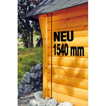 Wolff Finnhaus Grillkota 9 De Luxe Saunaanbau DS Rot B X T: 376 Cm X 576 Cm 2 Wolff Finnhaus Grillkota 9 De Luxe Saunaanbau DS Rot B X T: 376 Cm X 576 Cm – Bild 2