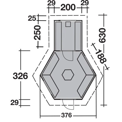 Wolff Finnhaus Grillkota 9 De Luxe Saunaanbau DS Rot B X T: 376 Cm X 576 Cm 11 Wolff Finnhaus Grillkota 9 De Luxe Saunaanbau DS Rot B X T: 376 Cm X 576 Cm – Bild 11