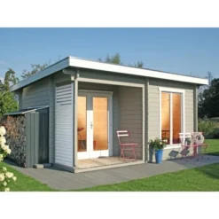 Wolff Finnhaus Holz-Gartenhaus Cordoba 44-A Modern 450 Cm X 330 Cm