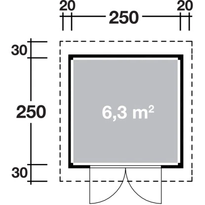 Wolff FinnhausHolz-Gartenhaus Varianta A Basic B X T: 250 Cm X 250 Cm 8 Wolff FinnhausHolz-Gartenhaus Varianta A Basic B X T: 250 Cm X 250 Cm – Bild 8