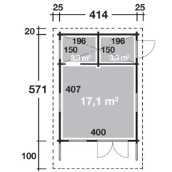 Wolff Finnhaus Ferienhaus Göteborg 70-C Modern Schlafboden BxT: 414 Cm X 571 Cm 23 Wolff Finnhaus Ferienhaus Göteborg 70-C Modern Schlafboden BxT: 414 Cm X 571 Cm -Vitavia Verkäufe 4038868033256 4276 3