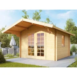 Wolff Finnhaus Holz-Gartenhaus Bergen 44-B 300 Cm X 300 Cm