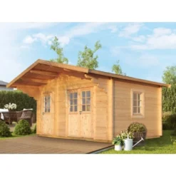 Wolff Finnhaus Holz-Gartenhaus Caro 58-B Klassik 450 Cm X 300 Cm