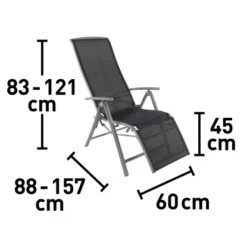 Relaxsessel Vigo Mit Verstellbarer Rückenlehne Und Fußstütze Textilen Schwarz 9 Relaxsessel Vigo Mit Verstellbarer Rückenlehne Und Fußstütze Textilen Schwarz -Vitavia Verkäufe 4048124620533 VM 01