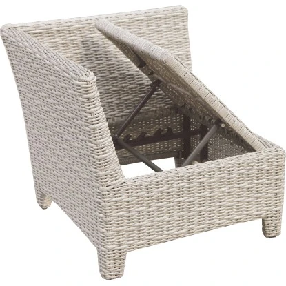 Lounge-Eckteil Links Springside Polyrattan Naturgrau 2 Lounge-Eckteil Links Springside Polyrattan Naturgrau – Bild 2