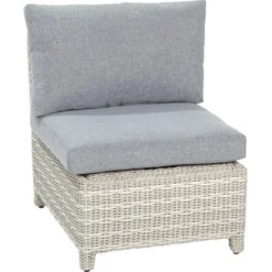 Lounge-Mittelteil Springside Polyrattan Naturgrau