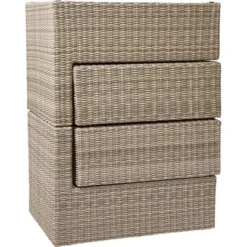 Greemotion Gartenmöbel Lounge-Set Olea Polyrattan 5-teilig Grau -Vitavia Verkäufe 4048124974292 s12 040817