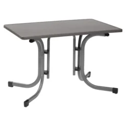 Gartentisch Vigo Rechteckig Grau 70 Cm X 110 Cm