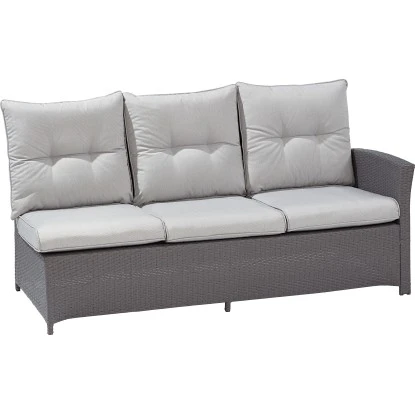 Lounge-Set Mit Esstisch Vermont 5-teilig Polyrattan Links Deep Water Concrete 5 Lounge-Set Mit Esstisch Vermont 5-teilig Polyrattan Links Deep Water Concrete – Bild 5