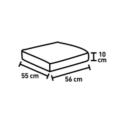 Kissen-Set Für Lounge-Sessel Vermont Shadow Earth -Vitavia Verkäufe 4048124989135 VM02 091020