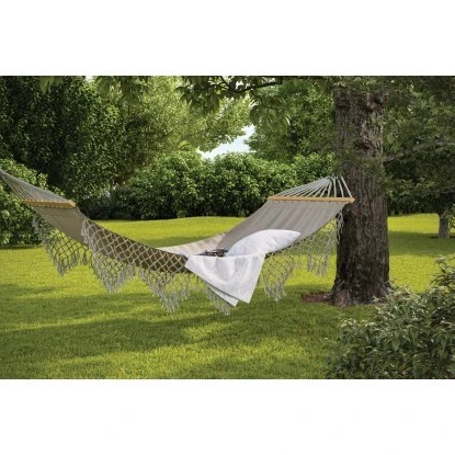 Hängematte Salcha Aus Polycotton Beige 3 Hängematte Salcha Aus Polycotton Beige – Bild 3