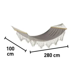 Hängematte Salcha Aus Polycotton Grau -Vitavia Verkäufe 4048126605279 VM01 111019