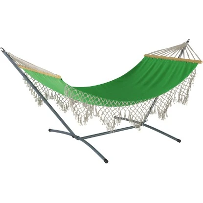 Hängematte Salcha Aus Polycotton Grün 2 Hängematte Salcha Aus Polycotton Grün – Bild 2