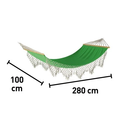 Hängematte Salcha Aus Polycotton Grün 5 Hängematte Salcha Aus Polycotton Grün – Bild 5