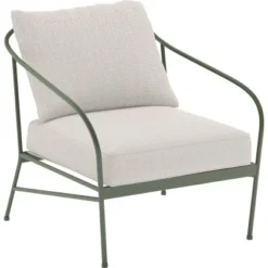 Lounge-Set Telfer 4-teilig Aus Stahl Mit Seilbespannung Grün -Vitavia Verkäufe 4048126607433 S02 310820