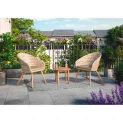 Balkonset Edmonds FSC® Beige 3-teilig