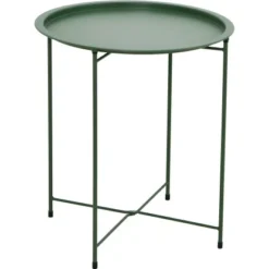 Beistelltisch Satipo Rund Grün Ø 46 Cm X 51 Cm