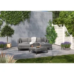 Lounge-Sessel Alridge Polyrattan Grau Mitte 18 Lounge-Sessel Alridge Polyrattan Grau Mitte -Vitavia Verkäufe 4048126615384 AB02 090820