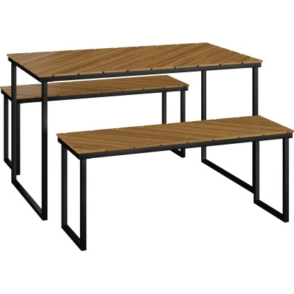 Gartenmöbel-Set Lorne 3-teilig FSC® Akazienholz 1 Gartenmöbel-Set Lorne 3-teilig FSC® Akazienholz