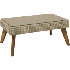 Sofa-Lounge-Set Borup 4-teilig Wicker Beige 22 Sofa-Lounge-Set Borup 4-teilig Wicker Beige -Vitavia Verkäufe 4048126617678 70