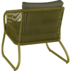 Lounge-Set Mit Esstisch Scafford 4-teilig Mit Seilbespannung Oliv -Vitavia Verkäufe 4048126618163 60