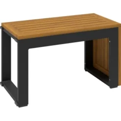 Lounge-Set Lipson 3-teilig Aus Akazienholz Und Aluminium Grau -Vitavia Verkäufe 4048126620623 60