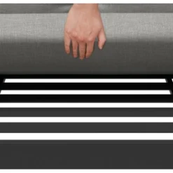 Lounge-Set Lipson 3-teilig Aus Akazienholz Und Aluminium Grau -Vitavia Verkäufe 4048126620623 80