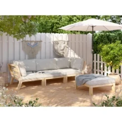 Ecksessel Morenci Mit Auflage Taupe -Vitavia Verkäufe 4048126622863 40