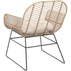 Lounge-Set Udima Mit Tisch 4-teilig Aus Rattan Natur -Vitavia Verkäufe 4048126625512 60
