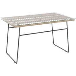 Lounge-Set Udima Mit Tisch 4-teilig Aus Rattan Natur -Vitavia Verkäufe 4048126625512 70