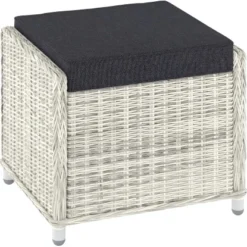 Lounge-Set Kalgan 6-teilig Wicker Eisgrau (B-Ware) 30 Lounge-Set Kalgan 6-teilig Wicker Eisgrau (B-Ware) -Vitavia Verkäufe 4048126625642 90