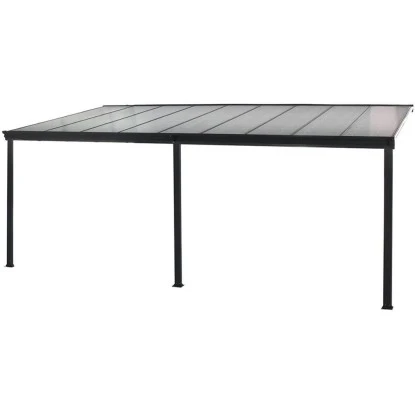 Home Deluxe Terrassenüberdachung Solis Alu 434 X 303 X 226 / 278 Cm Anthrazit 3 Home Deluxe Terrassenüberdachung Solis Alu 434 X 303 X 226 / 278 Cm Anthrazit – Bild 3