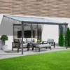 Home Deluxe Terrassenüberdachung Solis Alu 312 X 303 X 226 / 278 Cm Anthrazit